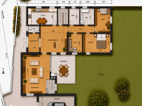 Grundriss EG