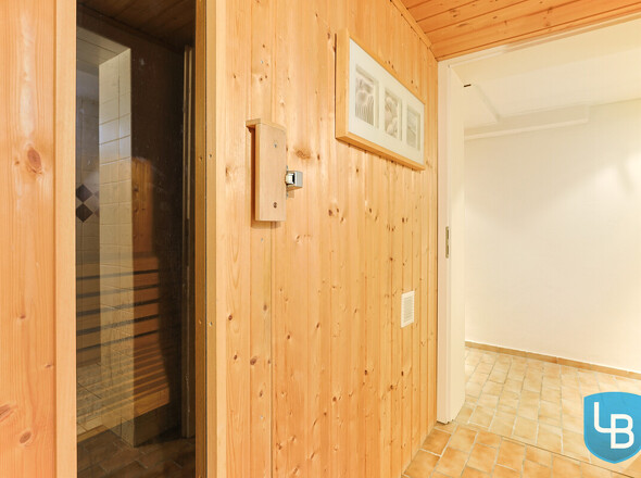 Sauna im Keller