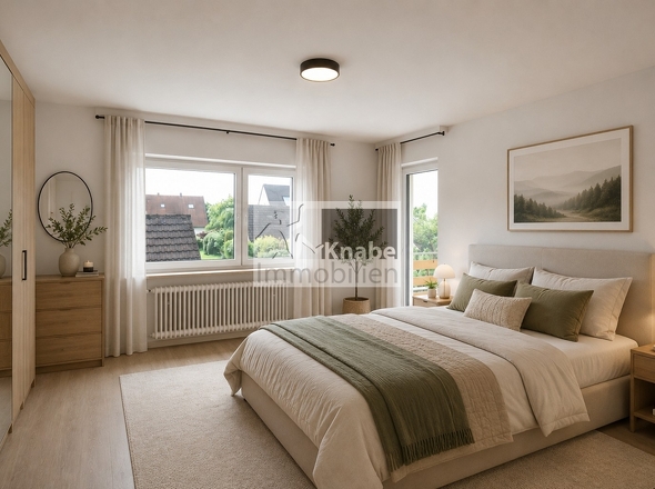 Einrichtungsbeispiel Schlafzimmer