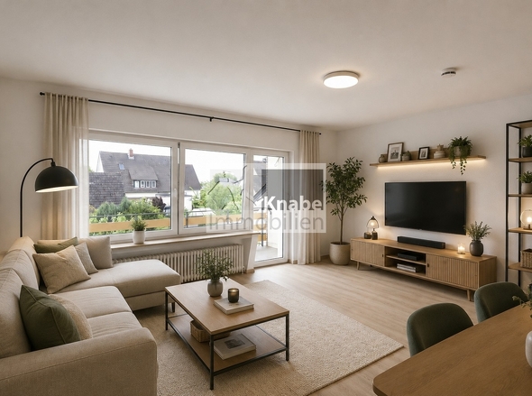 Einrichtungsbeispiel Wohnzimmer