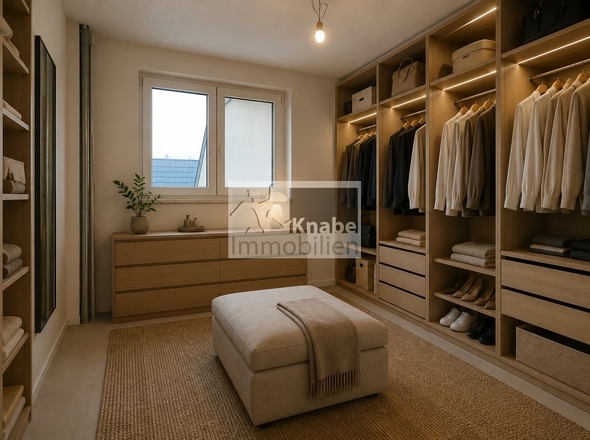 Einrichtungsbeispiel Ankleidezimmer