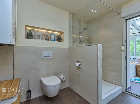 Begehbare Dusche 