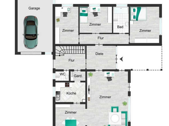 Grundriss Erdgeschoß