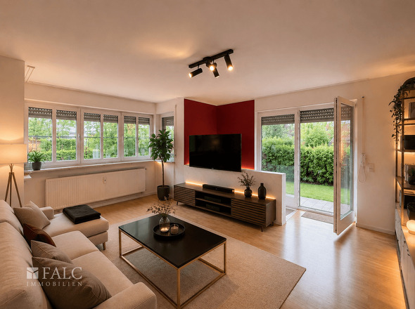 Einrichtungsbeispiel Wohnzimmer