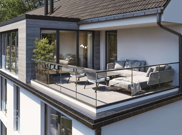 MUSTERFOTO DACHTERRASSE