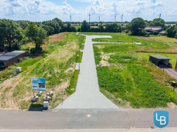 Blick auf das Baugebiet 