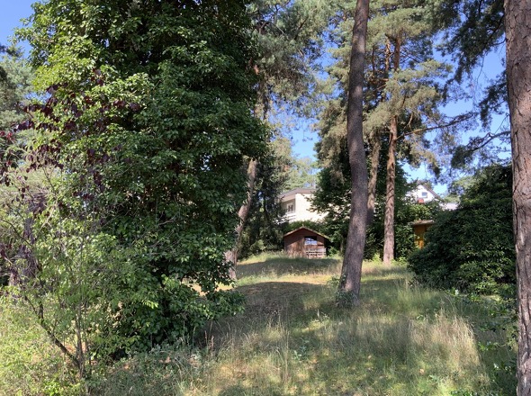 Gartenhaus bereits vorhanden