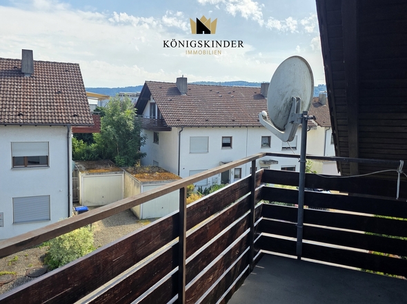 Aussicht vom Balkon