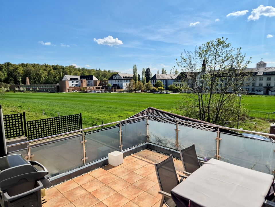 Blick vom Balkon