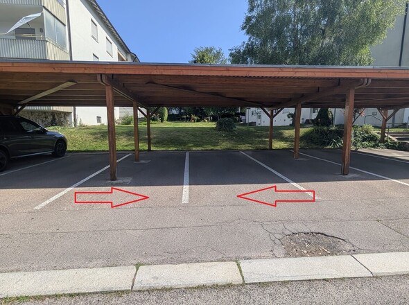 Carport Stellplatz