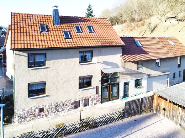 Hausansicht Eingangsbereich