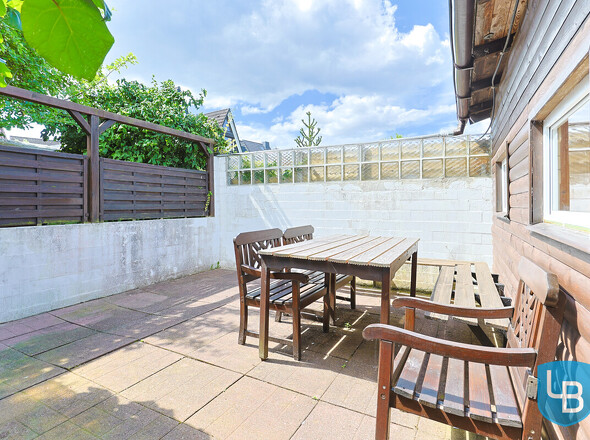 Sonnige Terrasse