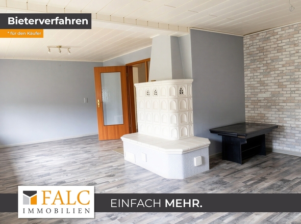Wohnzimmer mit tollem Ofen