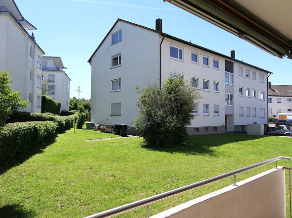Blick vom Balkon 