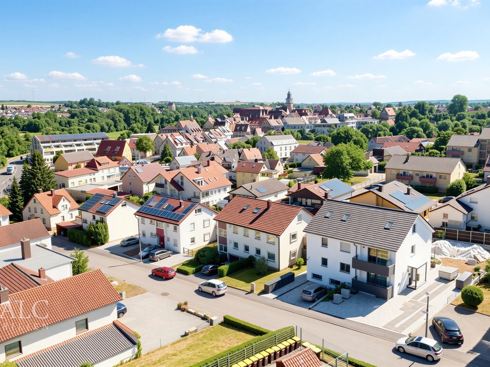 Toller Blick vom Balkon