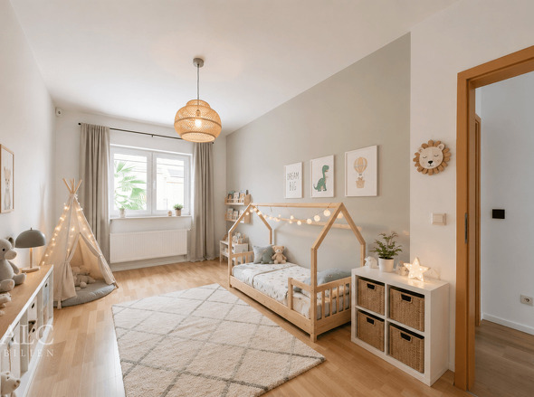 Kinderzimmer KI generiert 