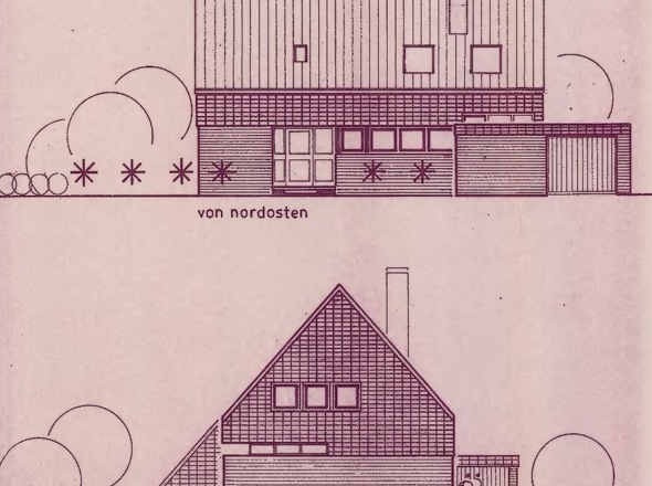 1970 Ansichten Nord-Ost + Süd-Ost