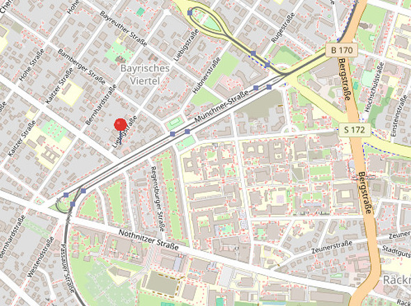 Direkt am Campus der TU-Dresden