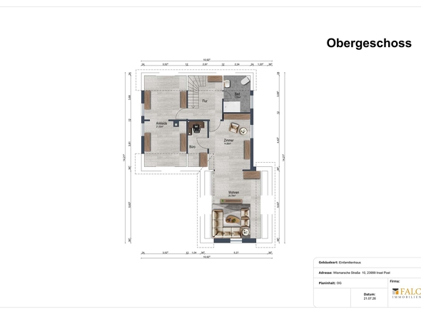 Grundriss Obergeschoss
