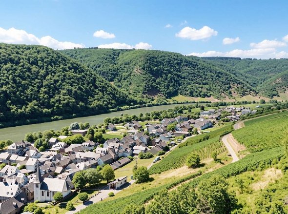Blick auf Mesenich