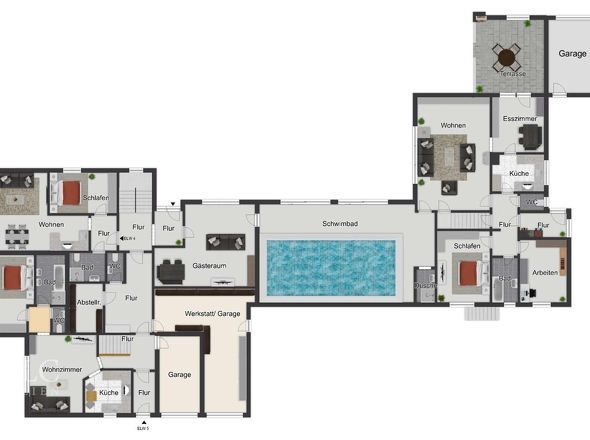EG Haus 1 / Haus 2