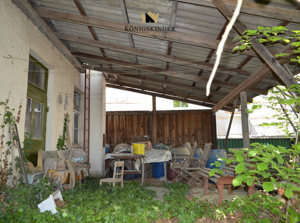 Terrasse unterkellert