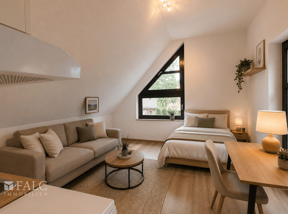 Zimmer mit Küchenzeile
