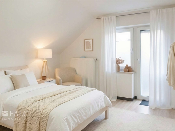 Schlafzimmer OG - Einrichtungsbeispiel