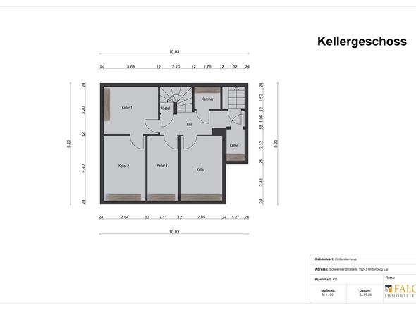 Grundriss Kellergeschoss