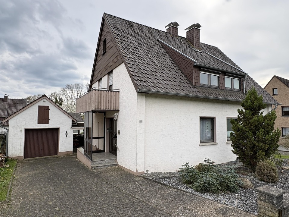 Eingangsbereich mit Garagenzufahrt