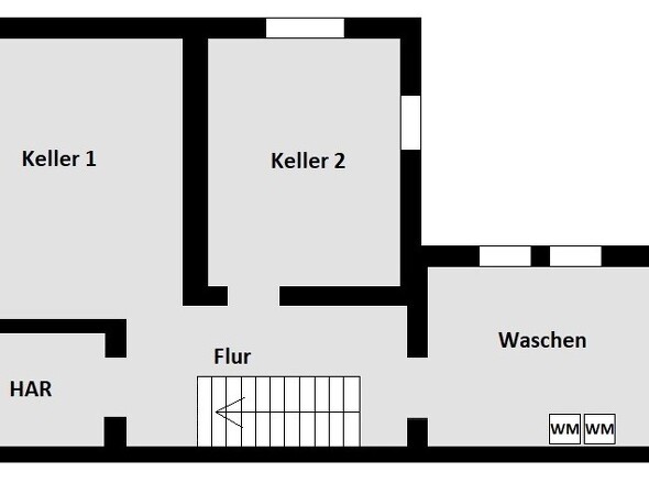 Grundriss Keller 