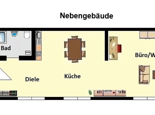 Grundriss Nebengebäude