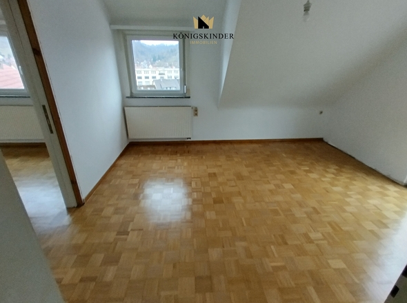 das zweite Dachzimmer...