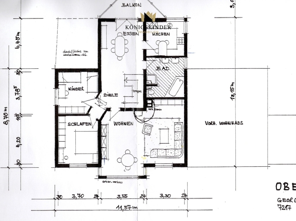 Grunsriss Haus 7 OG