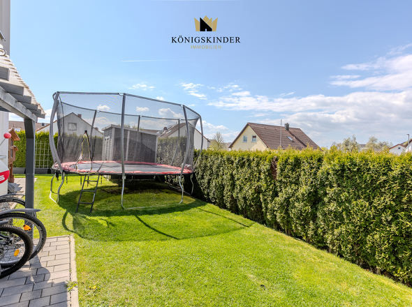 ... und weiter in den Garten ideal für Trampolin & Schaukel und für Hobbygärtner