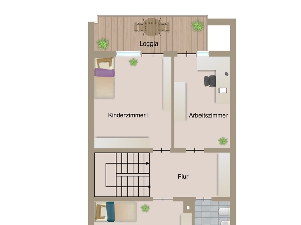 zweites Obergeschoss