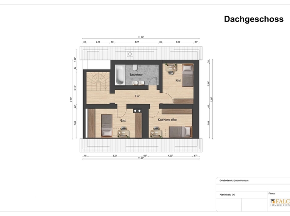 Dachgeschoss aktuell