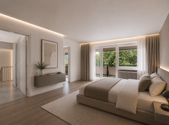 Schlafzimmer KI-generiert