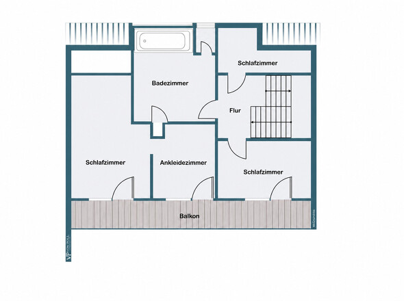 Grundriss Obergeschoss