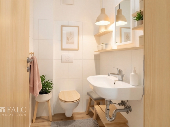 Gäste WC Whg. 2e - (KI generiert)