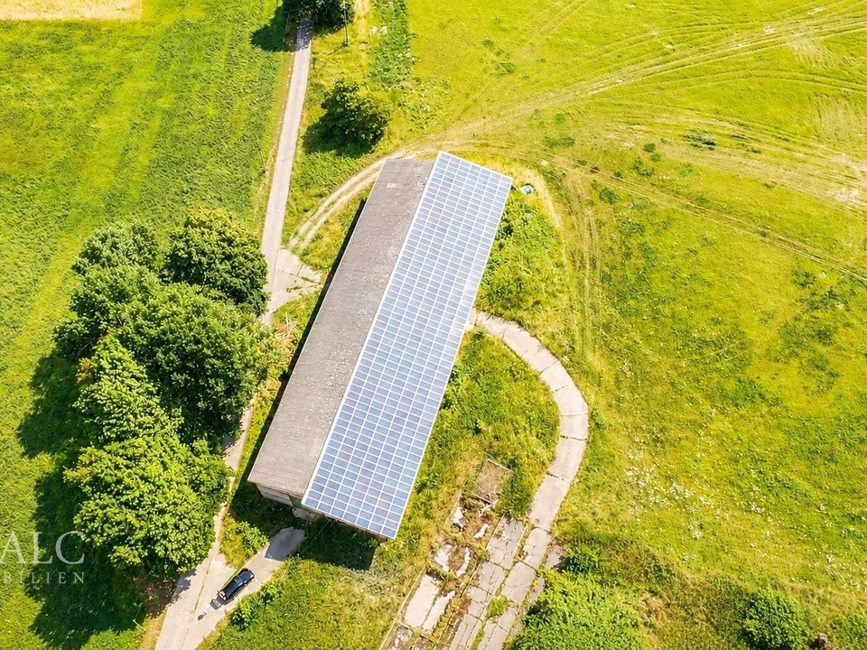 Draufsicht- PV-Anlage