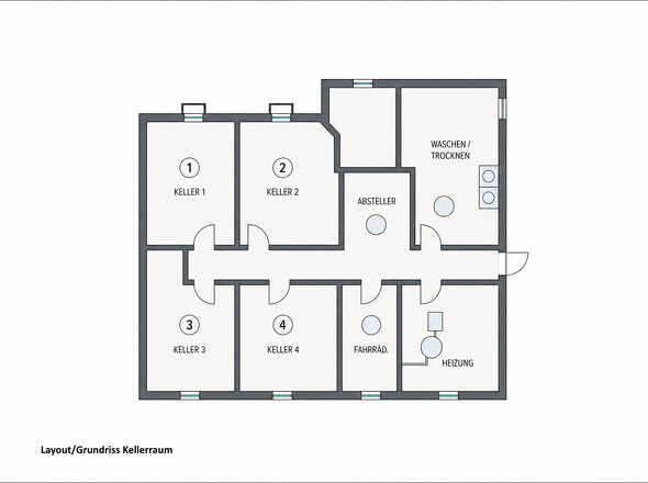 Grundriss Keller Haus 1