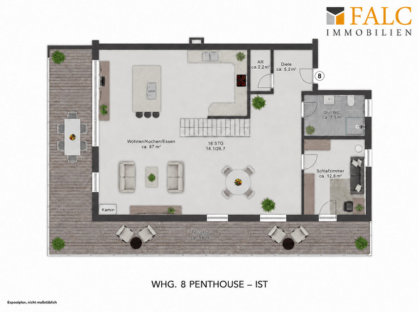 Grundriss WHG 8 IST