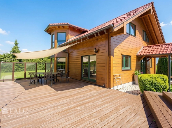 Terrasse am Haus