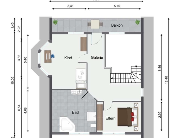 Grundriss Dachgeschoss