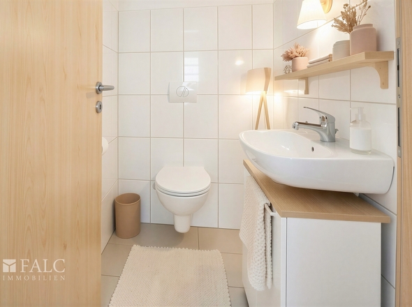 Gäste WC Whg. 2c - (KI generiert)