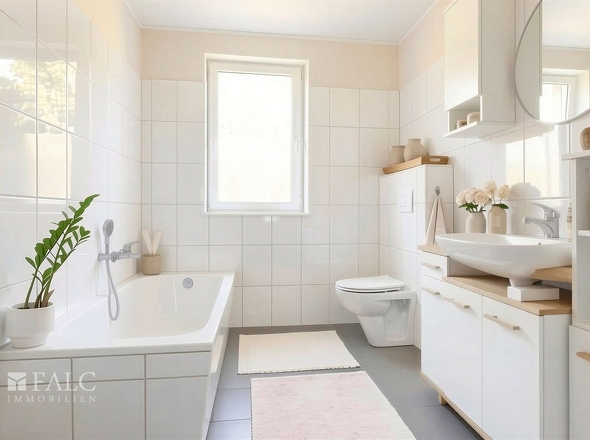 Badezimmer Whg. 2c - (KI generiert)