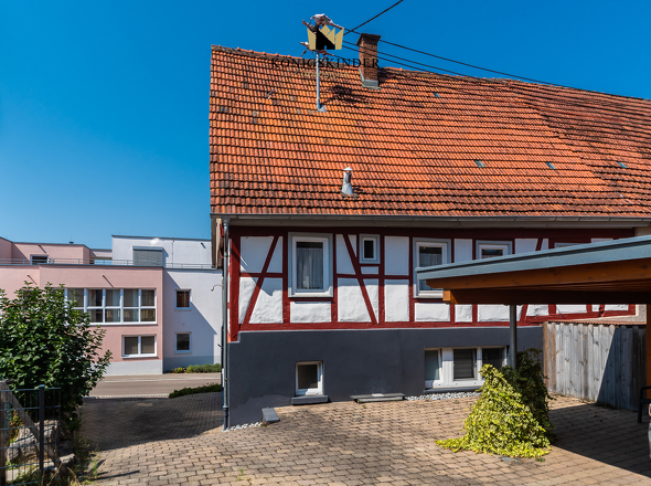 Blick zur Straße