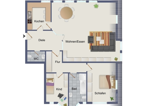 11148 Grundriss Beispiel Wohnung