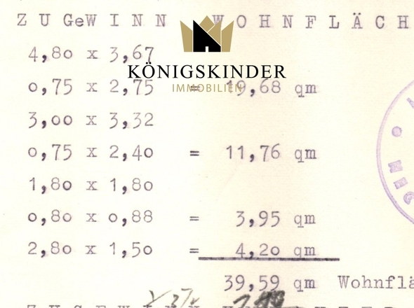 Wohnflächenberechnung